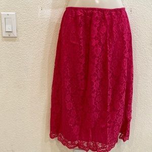 Vanity Fair | Magenta Pin Skirt | Size M